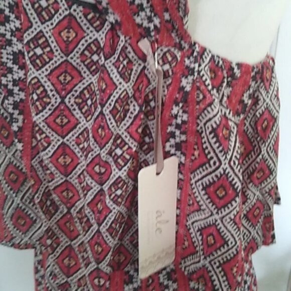 NEW ale by Alessandra Gerarda Boho Hippie Romper - Picture 11 of 14